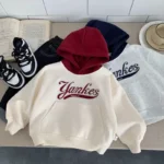2025 Winter New Children's Hooded Sweatshirt Korean Version